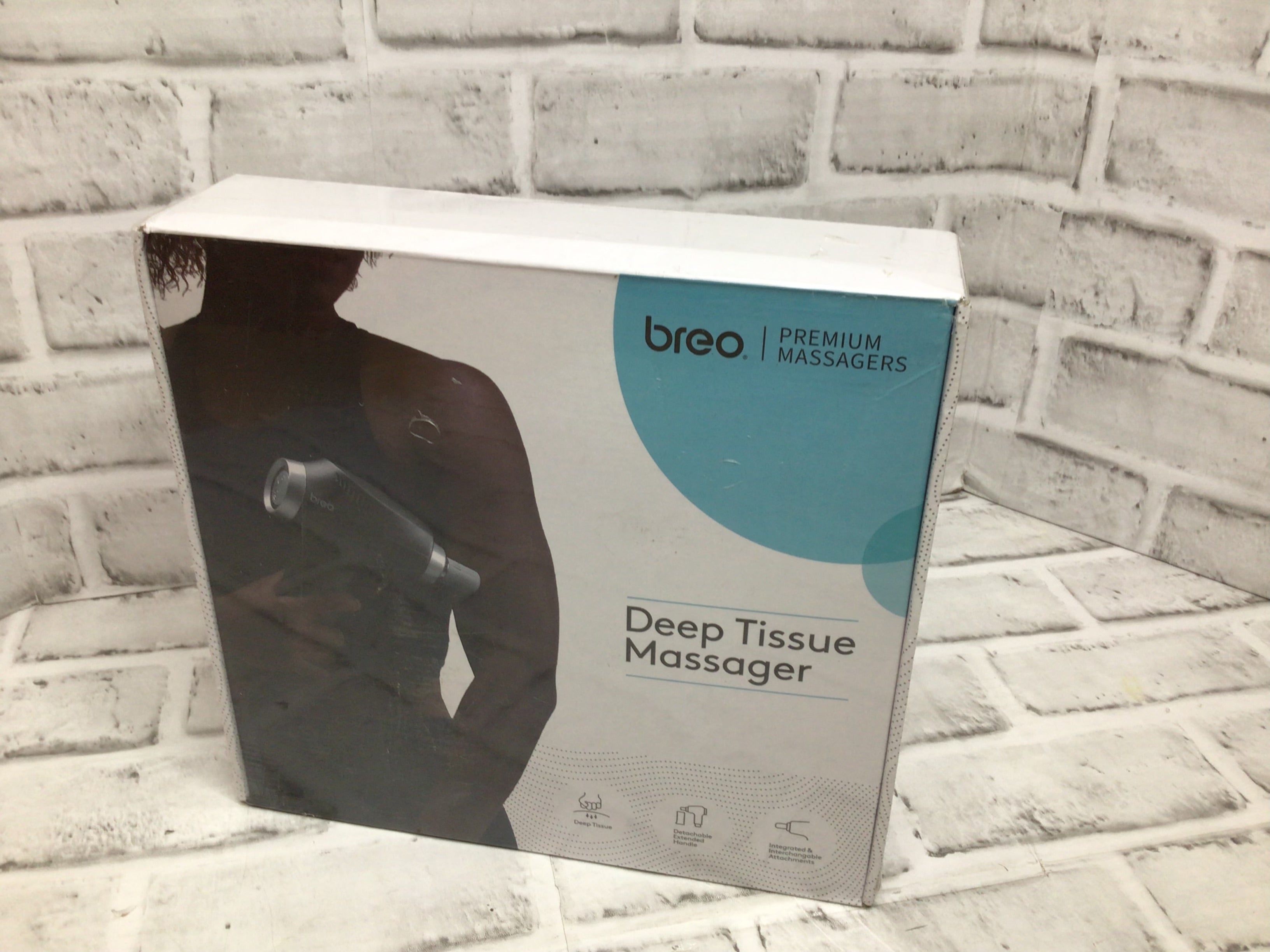 Breo MG2 Premium Handheld Deep Tissue Massager NIB (8115840418030)